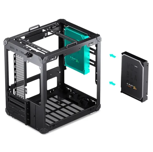Case JONSBO C6 Handle Black |Mini Tower M-ATX| ITX| VGA 255mm
